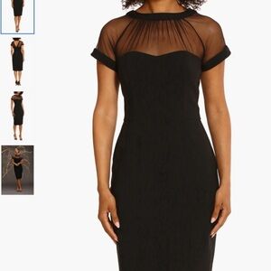 Unique Vintage Black Midi Dress